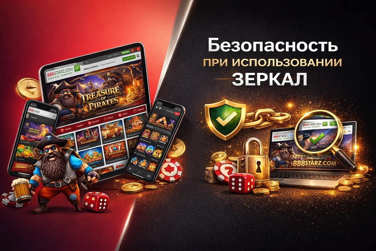 888Starz безопасность при использовании зеркала